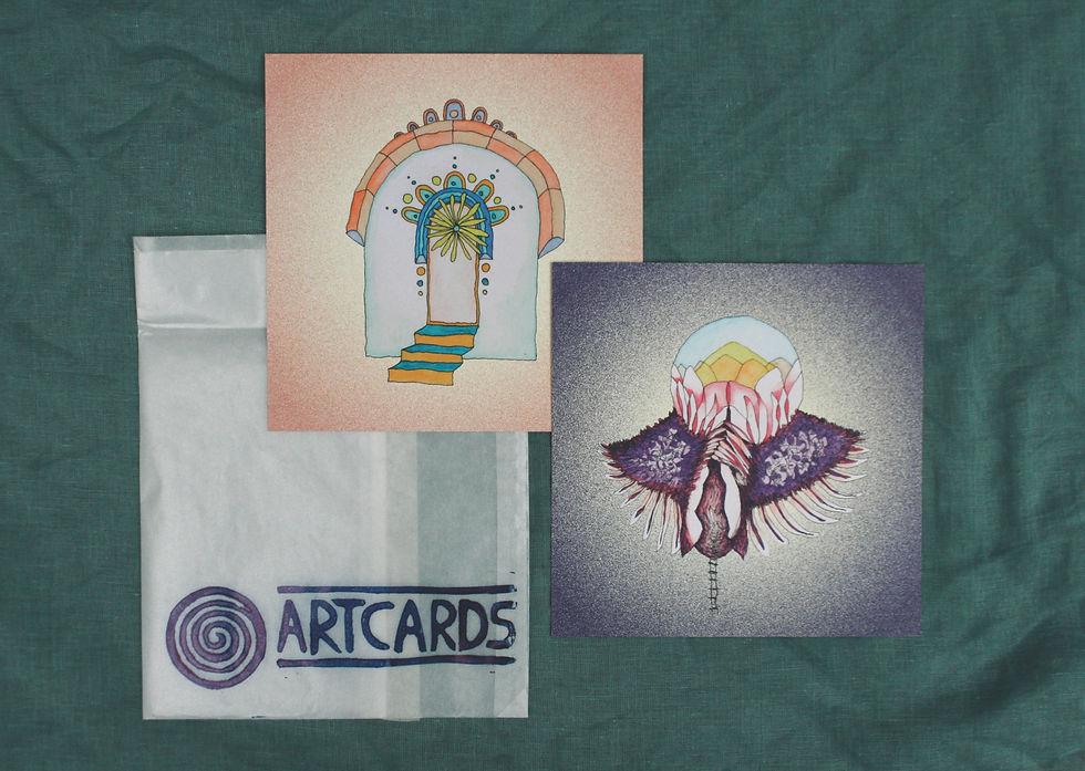 Thumbnail: The Doors: Surrender & Renewal – Set of 2 Art Cards