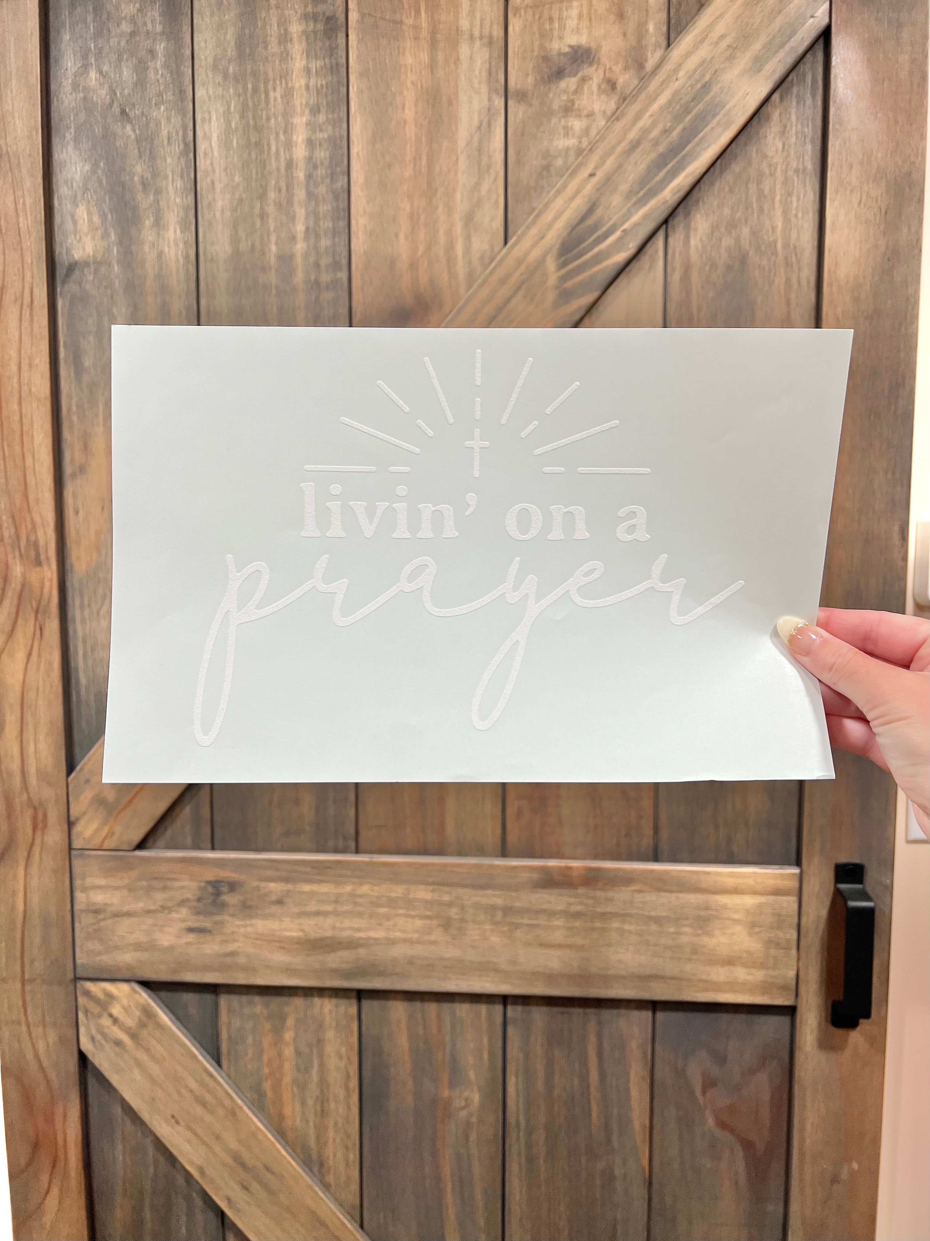 Linvin' on a Prayer DTF Transfer