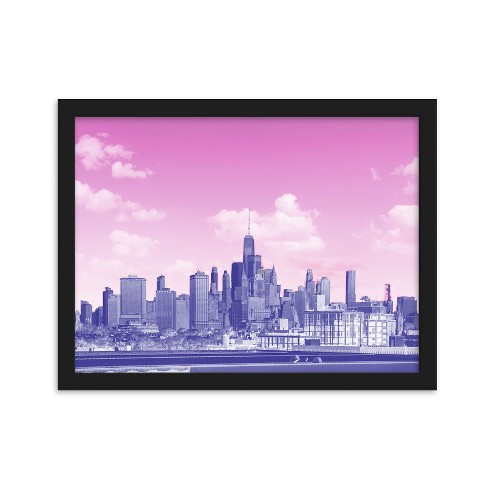 Thumbnail: Pink Empire Framed matte paper poster