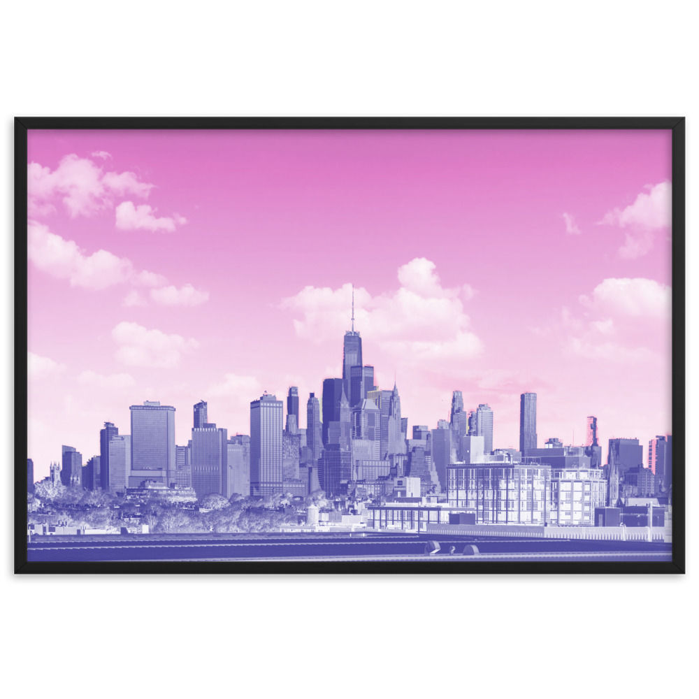 Pink Empire Framed matte paper poster