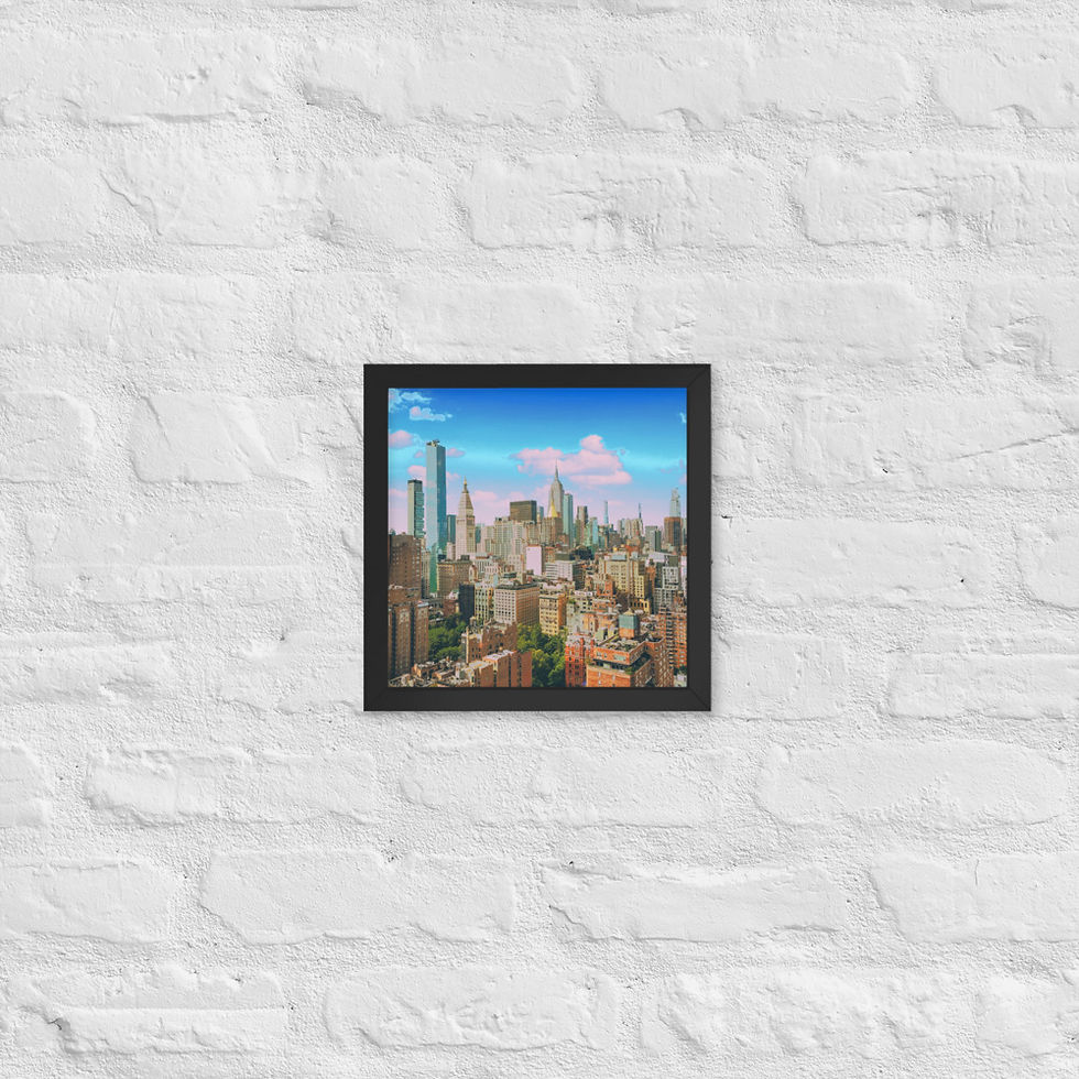 Thumbnail: Framed NYC print
