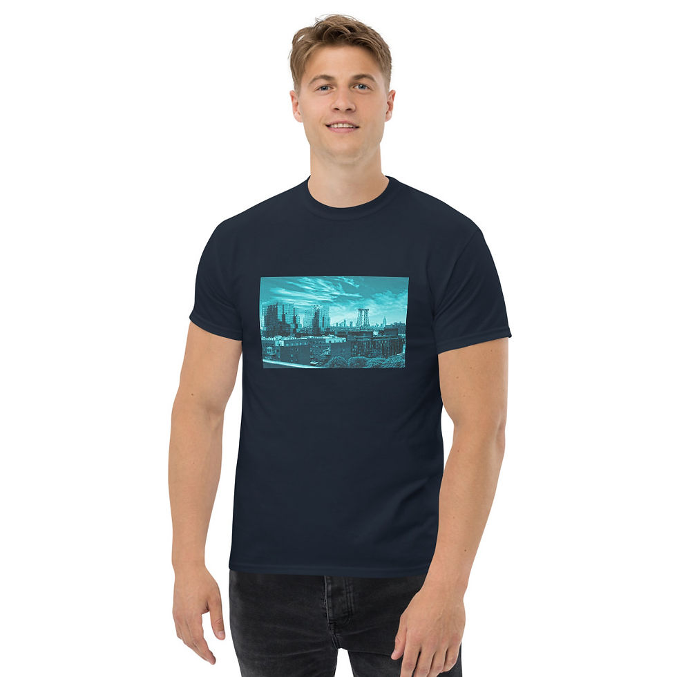 Thumbnail: Manhattan Bridge Men's heavyweight tee 