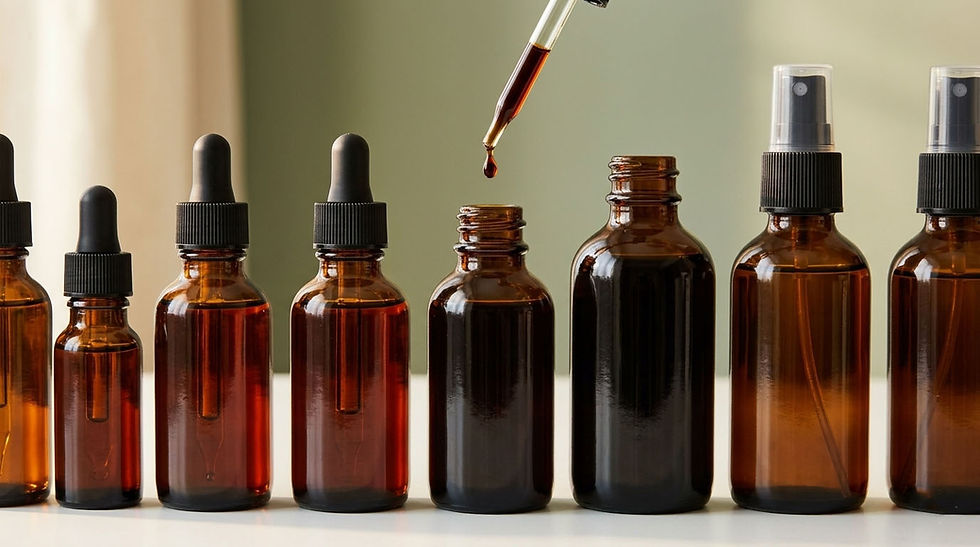 Mixing and preparation facility for custom liquid health products, tinctures, and syrups
