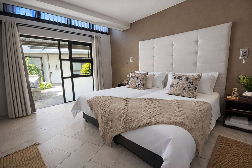 Premium Guest Suite with private bathtub and elegant furnishings at Monte Bello Guesthouse