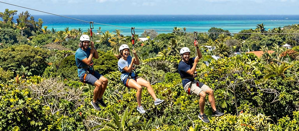 Actividades de aventura familiar en Roatán, Honduras