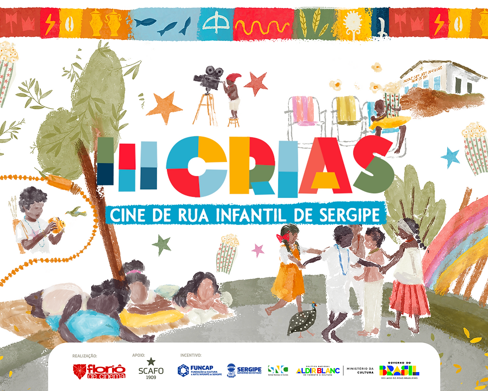 CRIAS – Cine de Rua Infantil de Sergipe chega à terceira edição e desembarca, pela primeira vez, em Laranjeiras