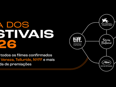 Guia dos festivais: acompanhe todos os filmes confirmados em Toronto, Veneza, Telluride, NYFF e mais da temporada de premiações 2026