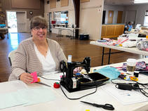 Torey, Regional Director of Sew Powerful Purse Project