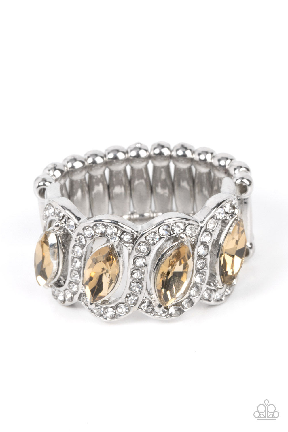 Staggering Sparkle - Brown ring