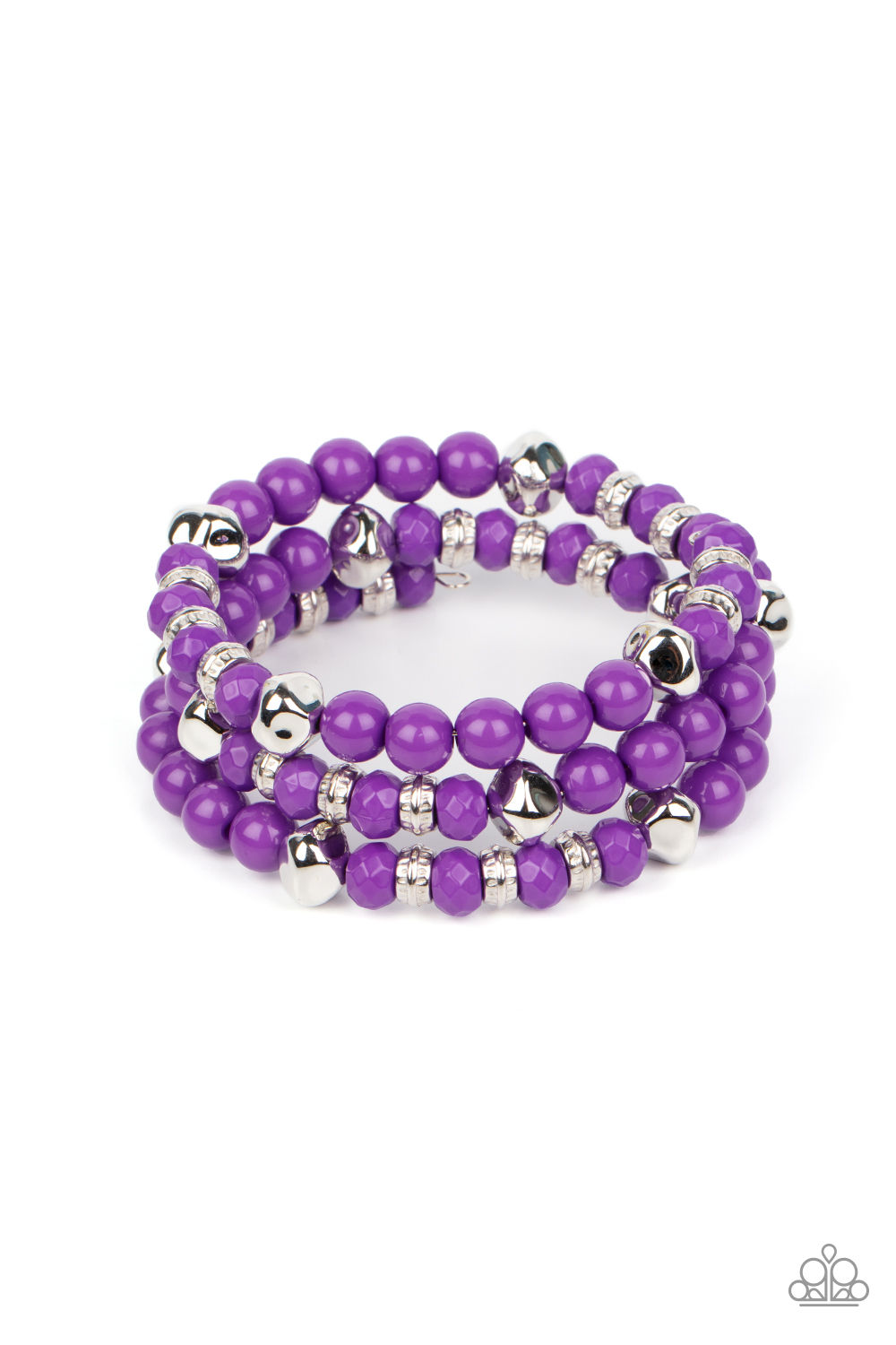 Vibrant Verve - Purple bracelet      

