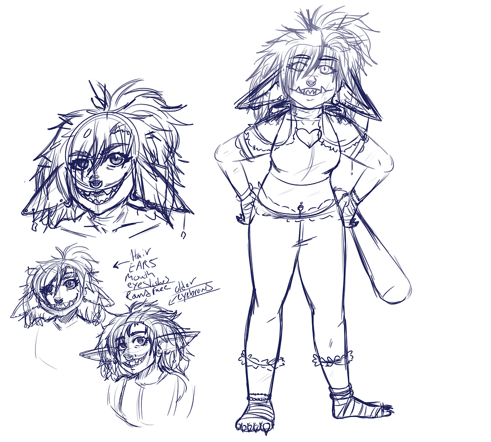 Sketch Sheet Slimie Gobbo