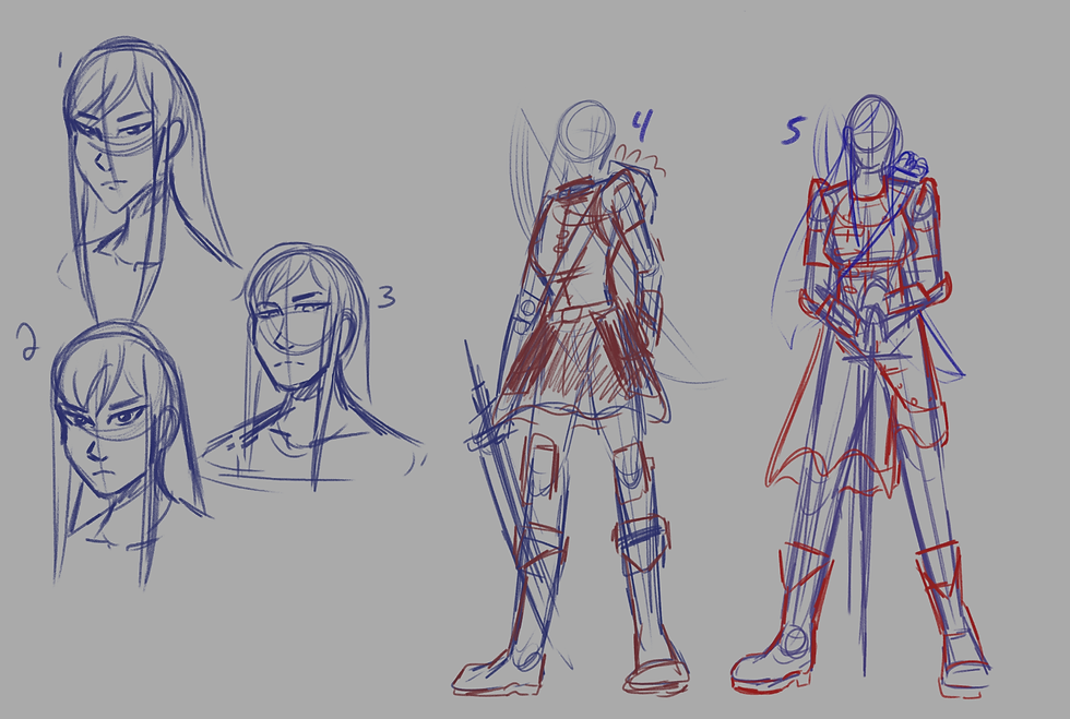 Titannia sketches