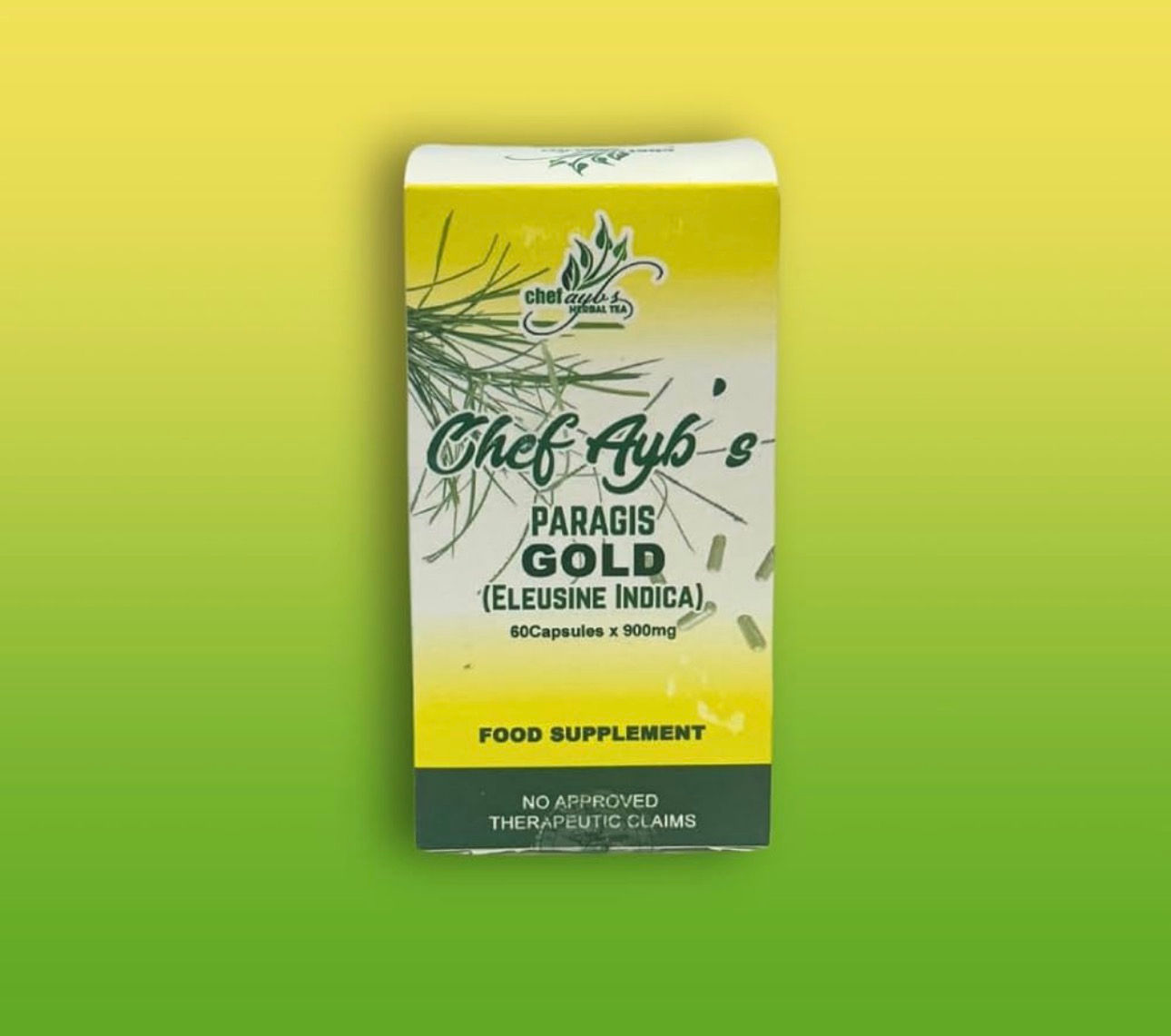 Chef Aybs Paragis Gold Capsules (Eleusine Indica) | 60caps