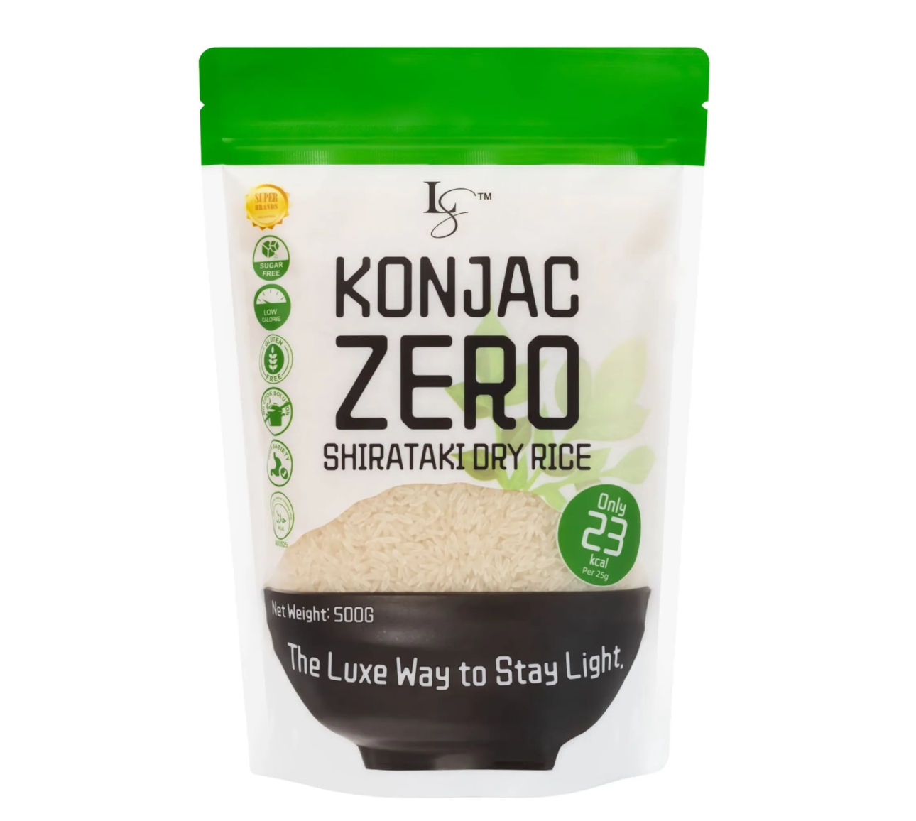 Luxe Slim Konjac Zero Shirataki Dry Rice |500g