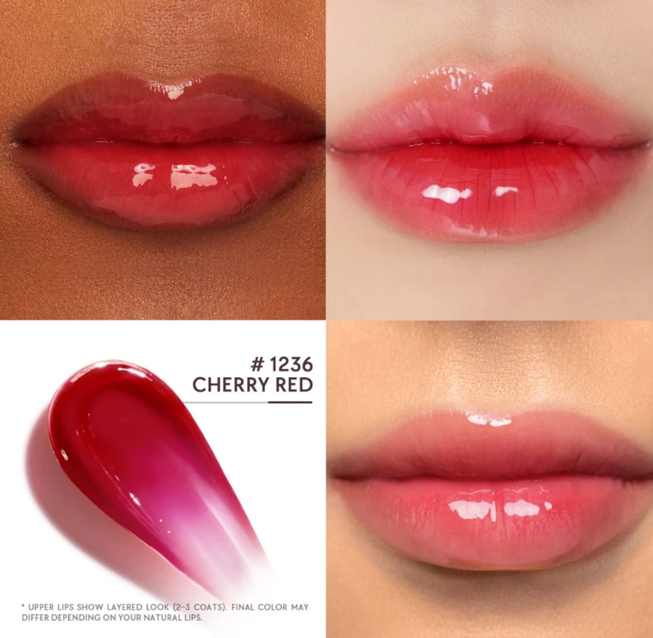 SKINTIFIC Peptide Brightening Lip Serum (Cherry Red)