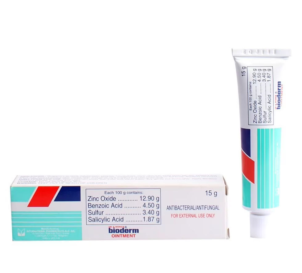 BIODERM Ointment Zinc oxide Benzoic Acid Sulfur Salicylic Acid| 15 g