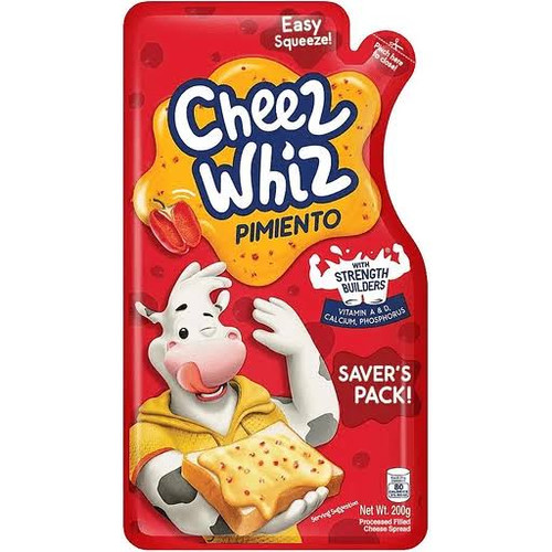 Cheez Whiz Pimiento 200g The Goddess Beauty