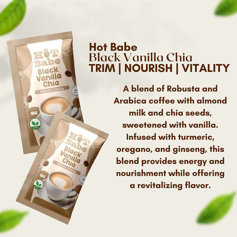 Thumbnail: Hot Babe Black Vanilla Chia |10 sachets 