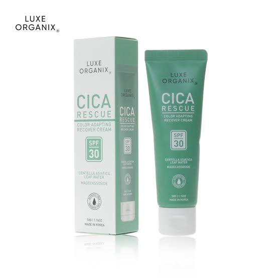 Luxe Organix Cica Rescue Color Adapting Recover Cream SPF30 50g