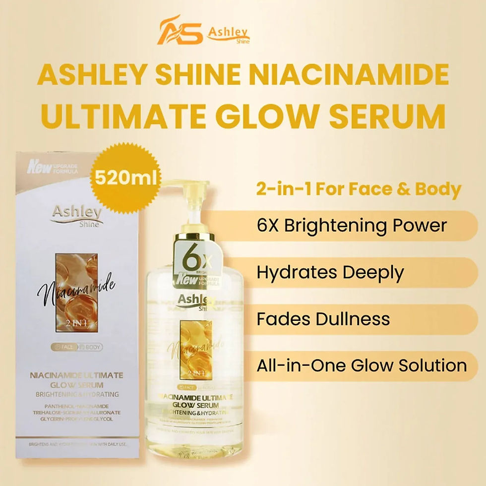 Thumbnail: Ashley Shine NIACINAMIDE Pure Serum Face and Body Moisturizes | 520ml