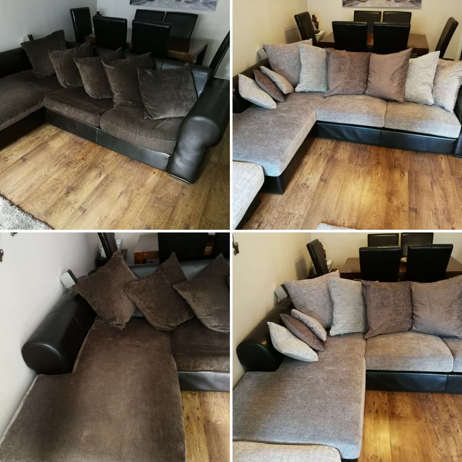 Sofa cushion seat inners and new back covers