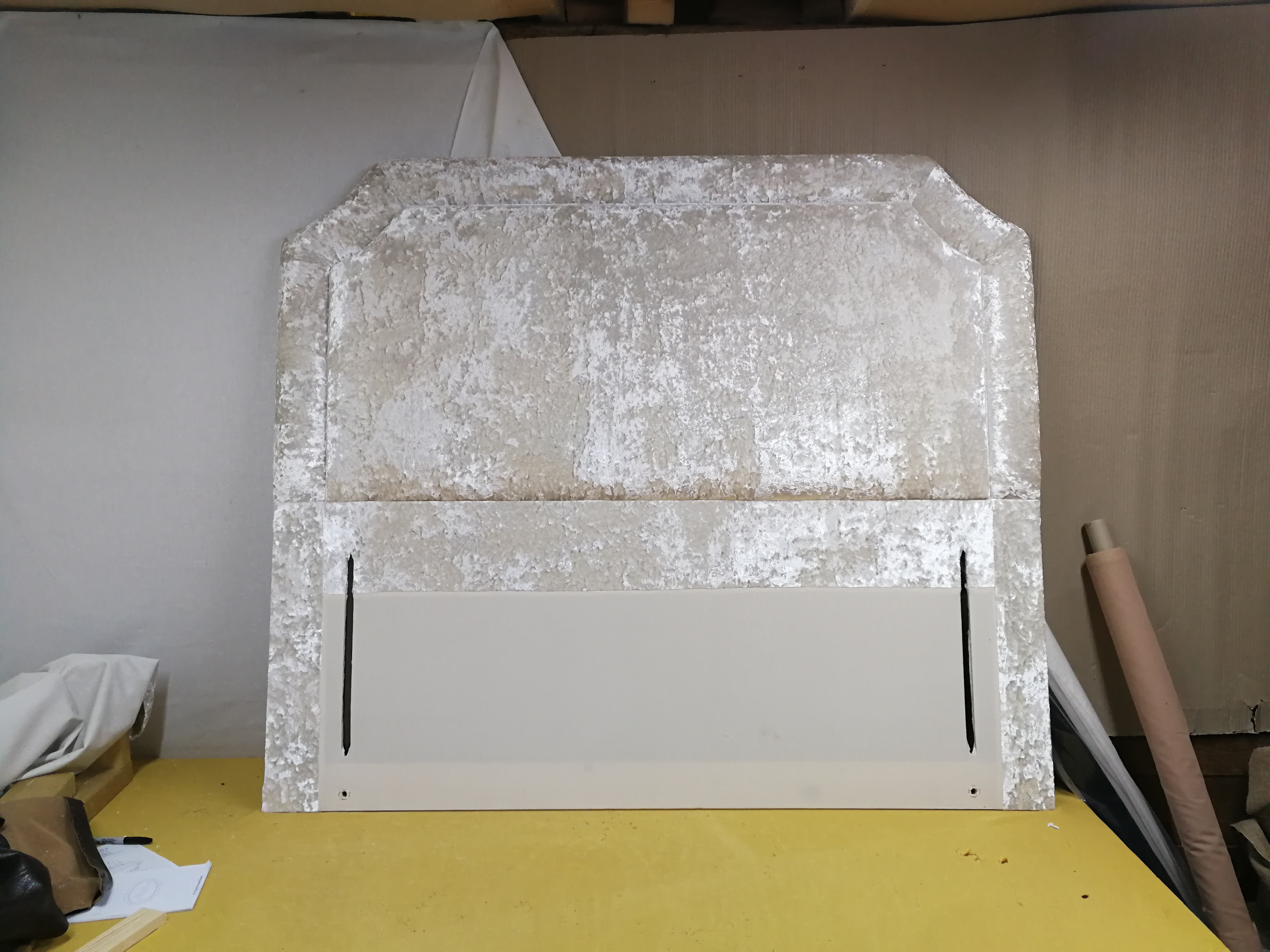 Headboard custom adjusted