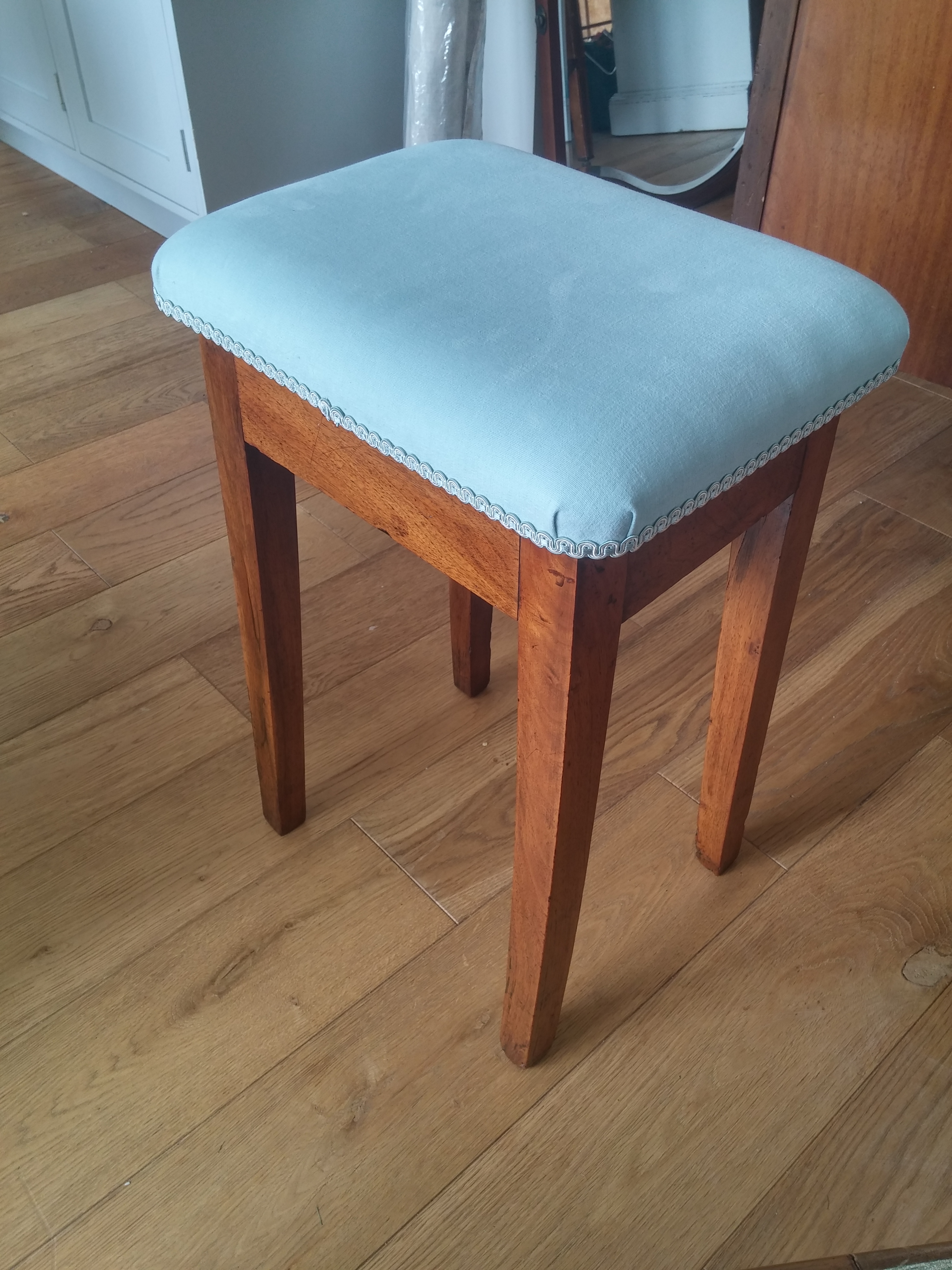 Blue stool