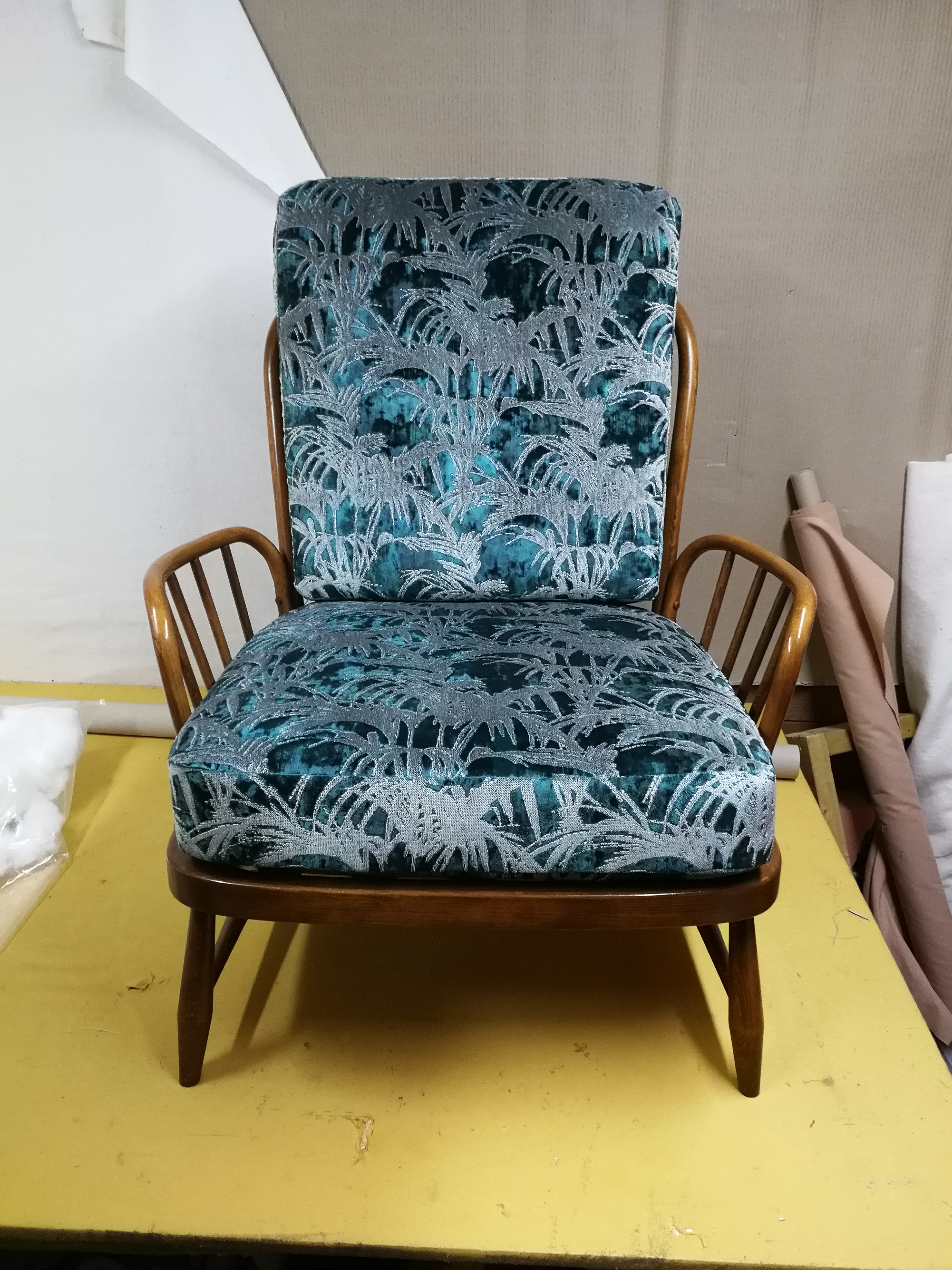 Ercol chair Clarke and Clarke
