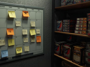 Calendar and trading card game products symbolizing upcoming TCG releases and new card sets planned for 2026.