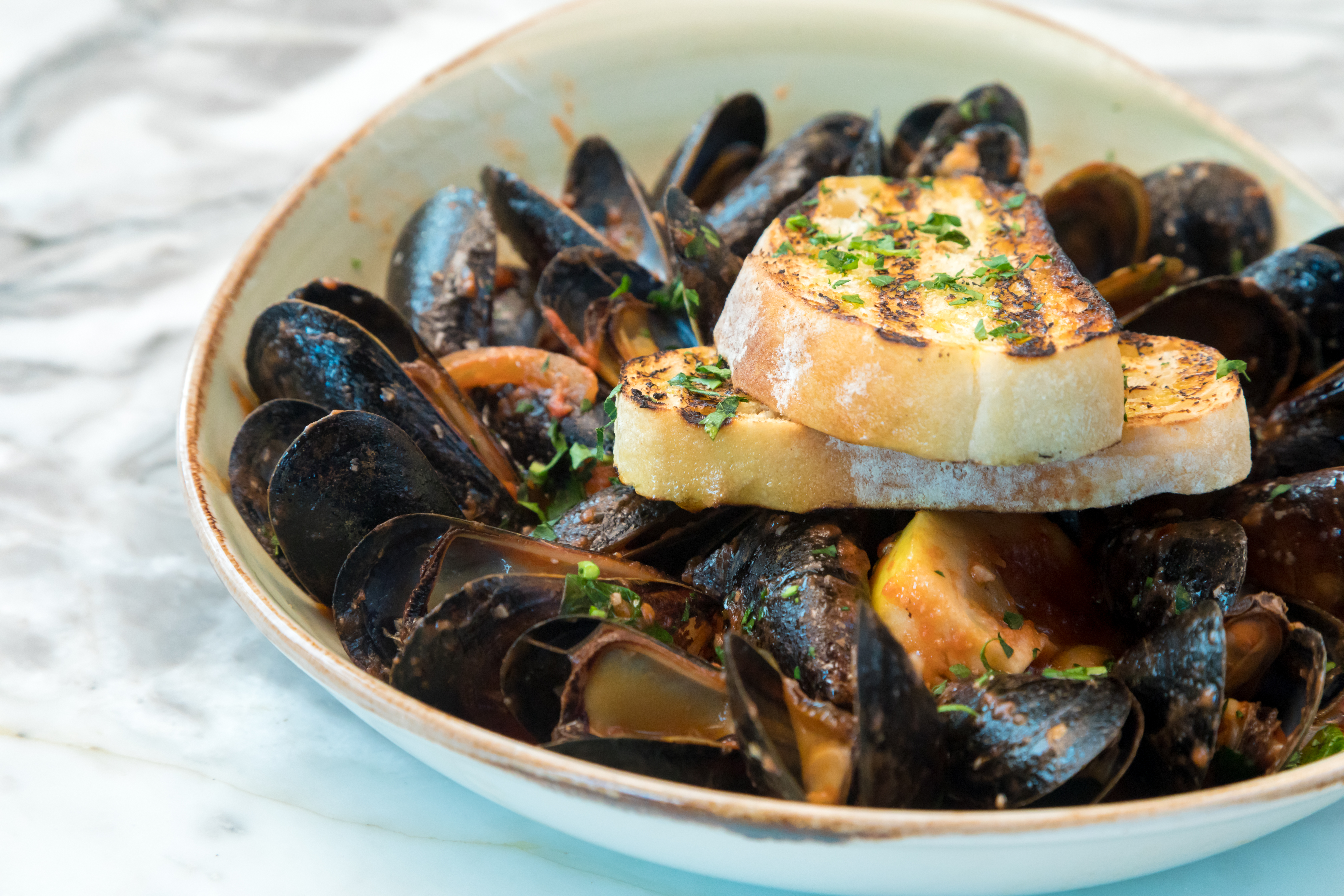 Arranged Food and Objects