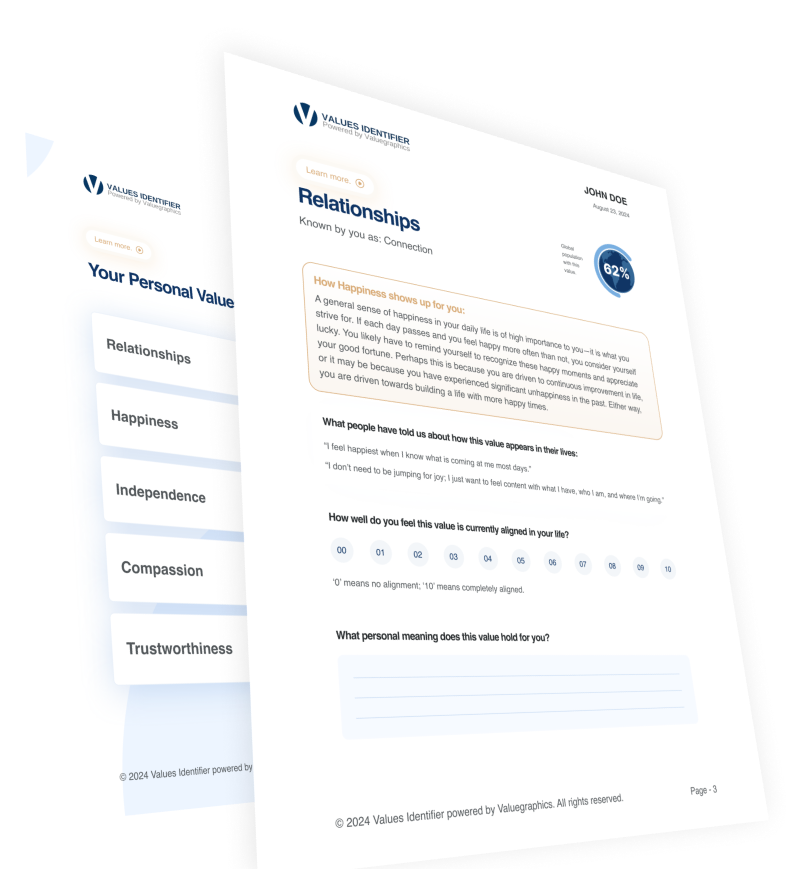 What's Inside Your Values Identifier Report 1