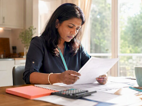 Procurement manager reviewing supply lead time data