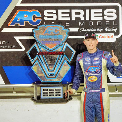 Kyle Steckly is the 2024 JMF Motorsports CMHF Rising Star Award Recipient