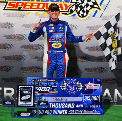 Kyle Steckly; Rette Jones Racing Ride ASA STARS Win To Michigan 200