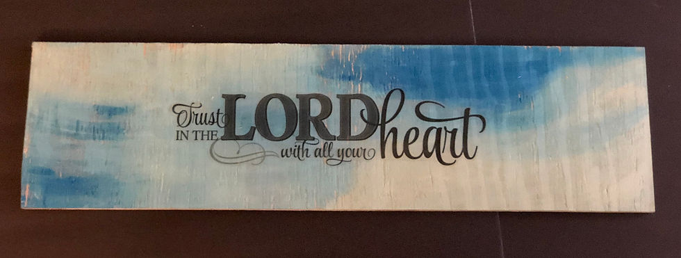 Thumbnail: Wall Decor - Trust in the Lord with all your Heart