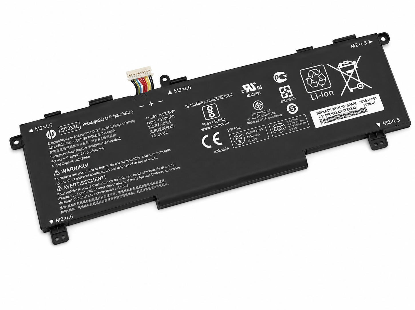 แบตเตอรี่โน๊ตบุ๊คแท้ BATTERY SD03XL HP Victus Gaming 15-fb