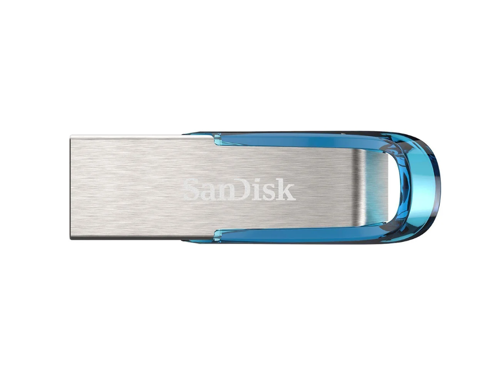 แฟลชไดร์ฟ SanDisk USB Drive Ultra Flair 3.0 32GB Blue (SDCZ73_032G_G46B)