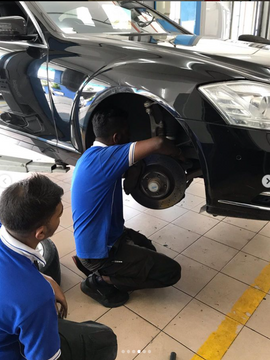 mercedes s class tire change at johor bahru