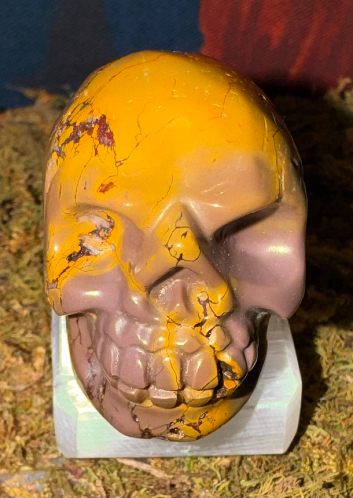 MOOKAITE JASPER SKULL