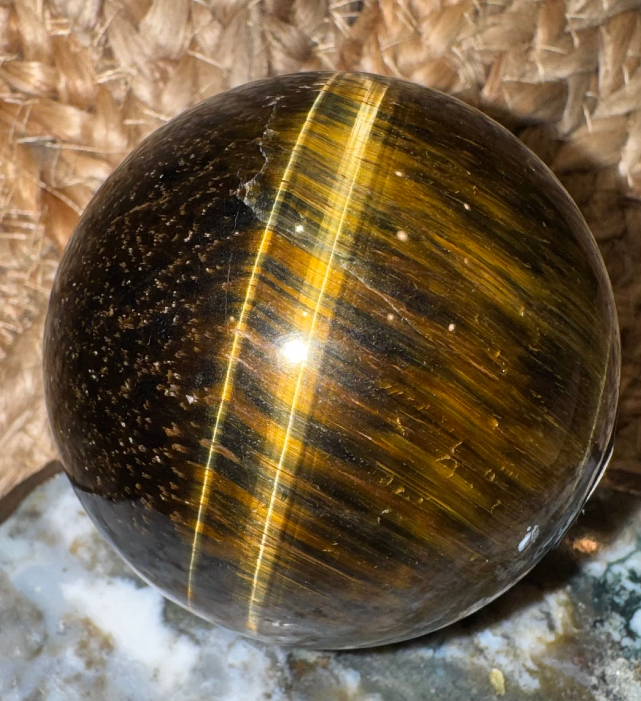 BLUE TIGER's EYE SPHERE