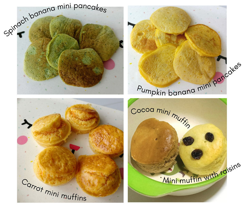 Freshly made baby / toddler food