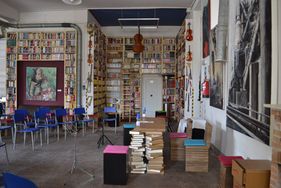 Sala lettura biblioteca Arte Libera-Mente Gavignano