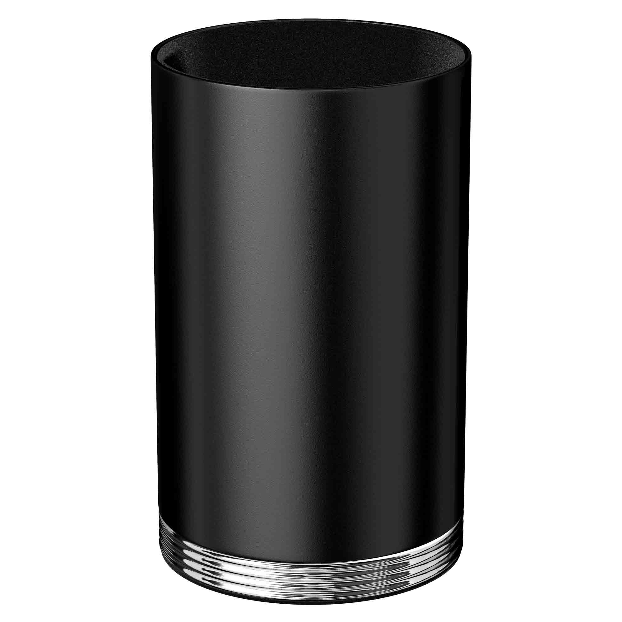El Casco Chrome & Black Pencil Pot M-651
