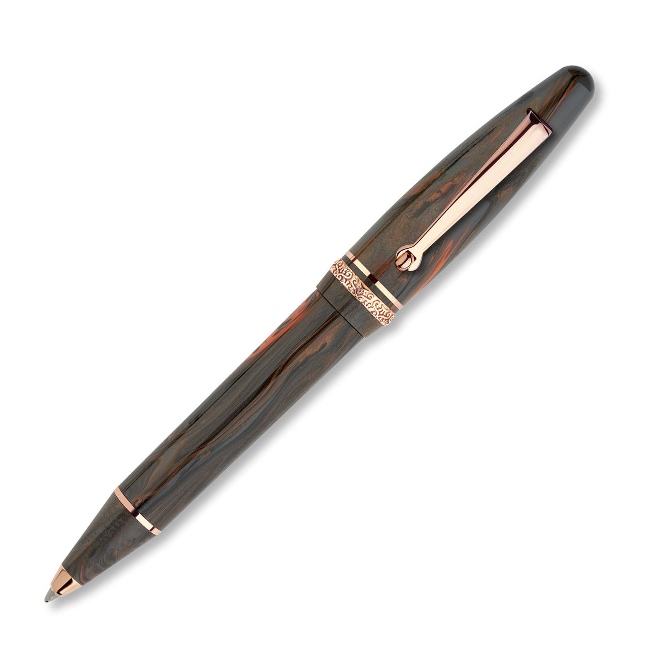 Maiora Ultra Ogiva Golden Age 2.0 Earth/Rosegold Ballpoint Pen