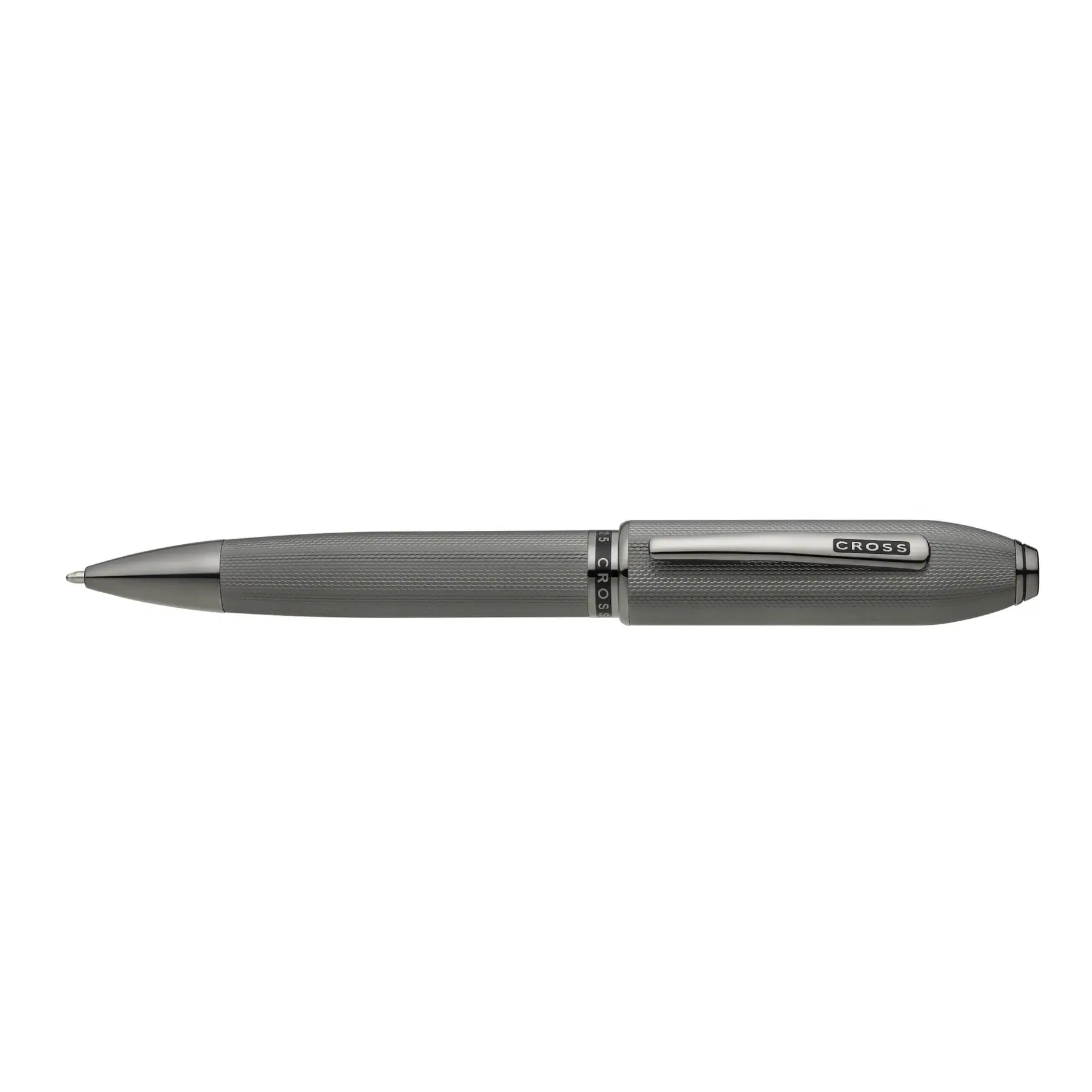 Cross Peerless Polished Slate Gray Engraved Diamond Pattern Ballpoint
