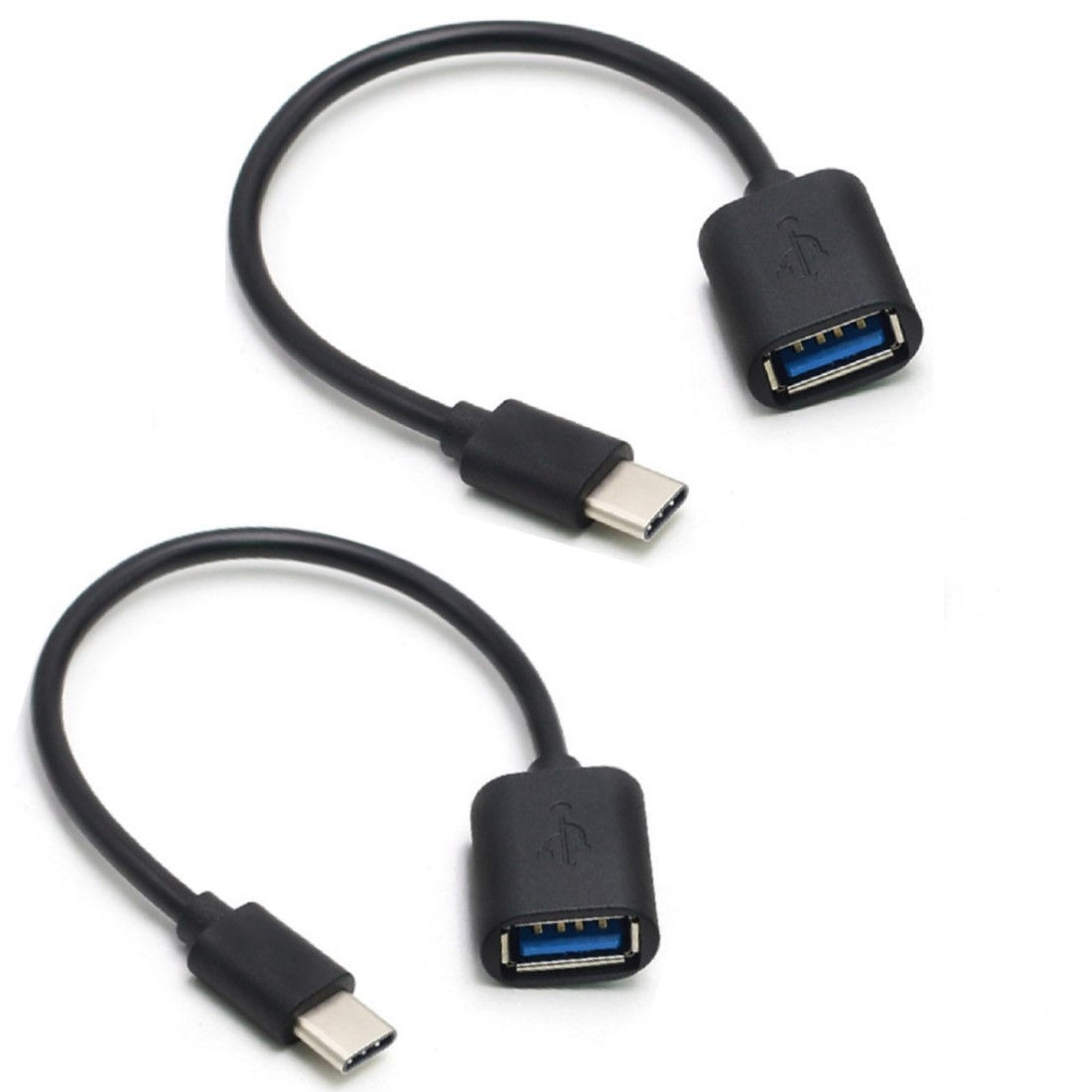 Cable Adaptador De Tipo C Macho A Usb Hembra Cable Otg 2pzs
