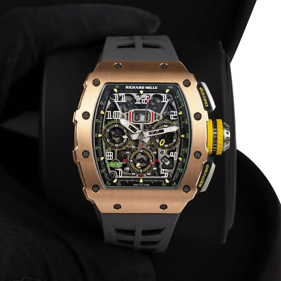 Thumbnail: Richard Mille RM 11-03 Rose Gold & Titanium, Skeleton Dial, 50 mm