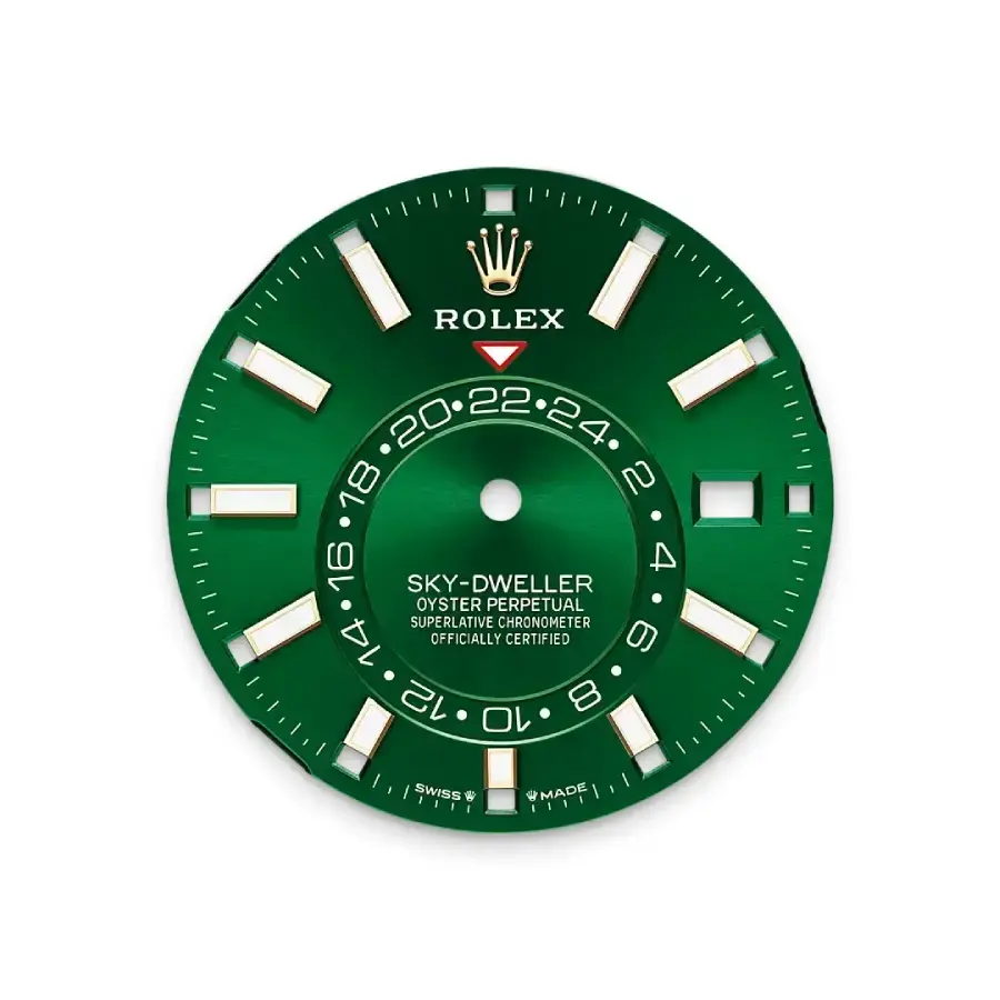 Thumbnail: Rolex Sky-Dweller 336938 Green Dial Watch