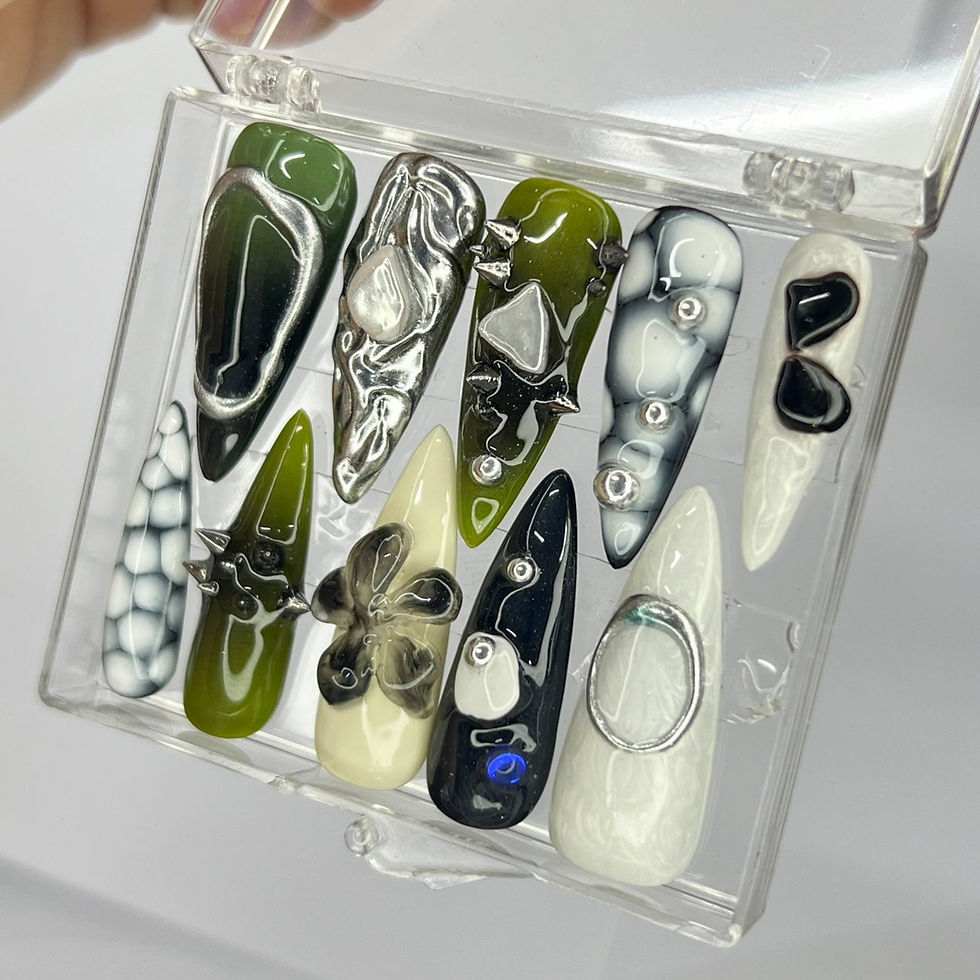 Thumbnail: press on nails, custom nails, fake nails, Nails Art