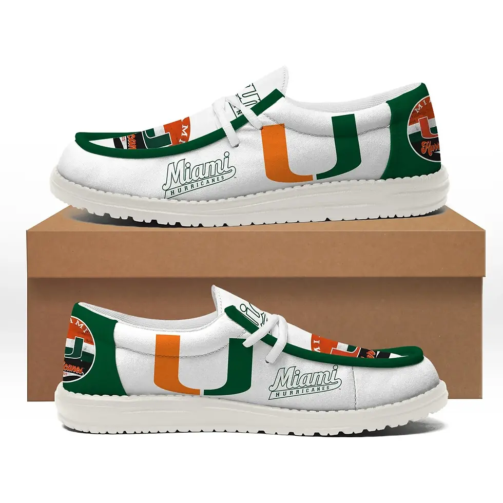 Thumbnail: Miami Hurricanes Loafer Shoes Shoes